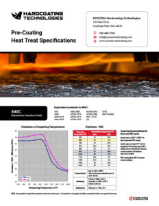 Pre-Coating Heat Treat Specifications Image